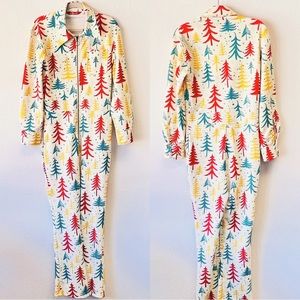 Shinesty Christmas Tree Zip Up Full Body Onesie Suit Men’s Small